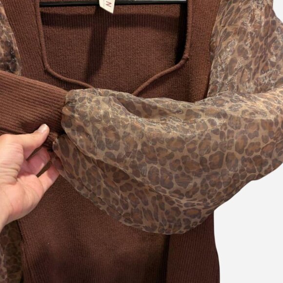 Anthropologie Puff Sleeve Blouse by Dolan Left Coast Collection - Picture 6 of 8